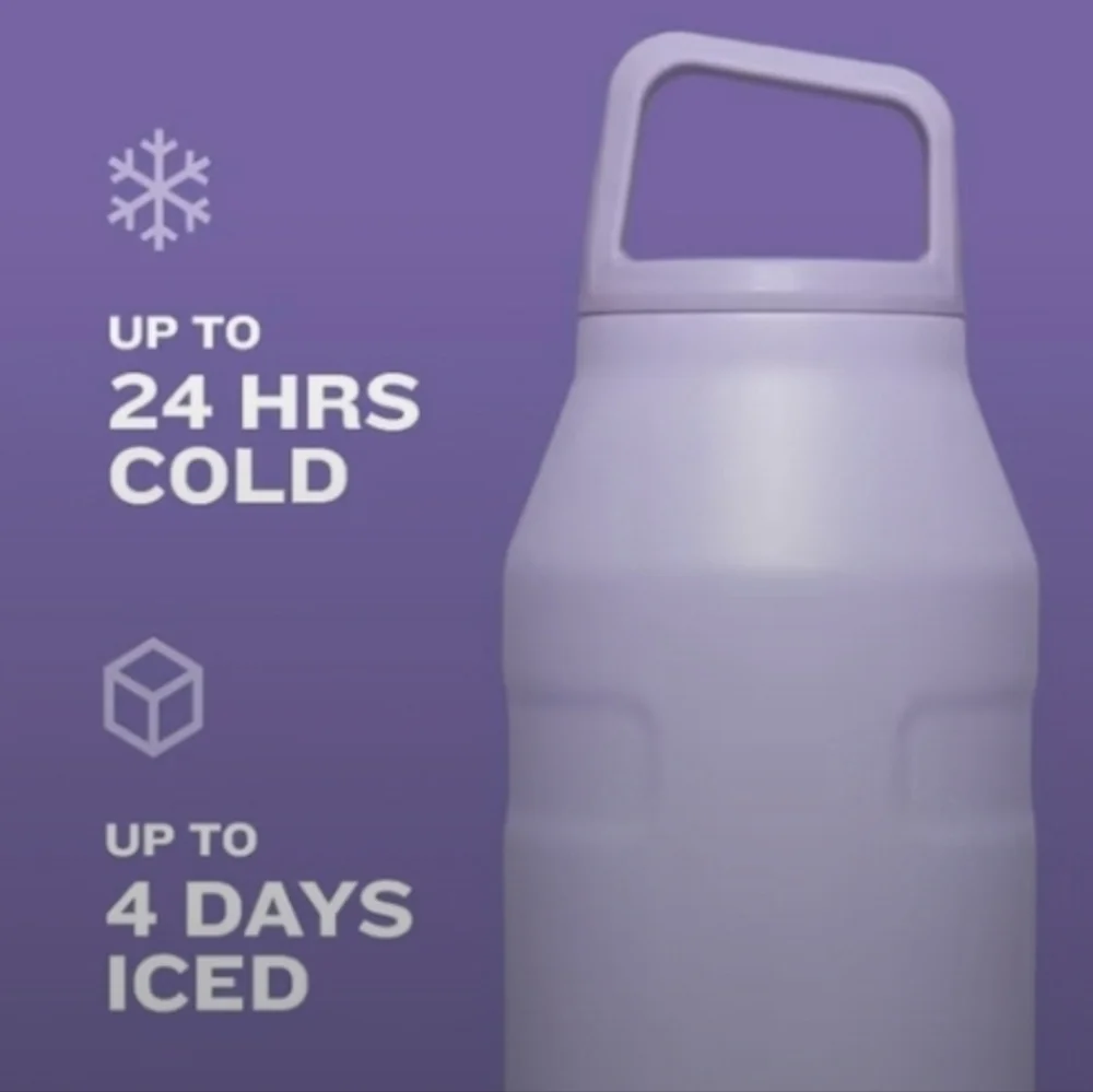 Stanley IceFlow AeroLight Lavender 24 oz Cap &  Carry Water Bottle - Picture 6 of 11